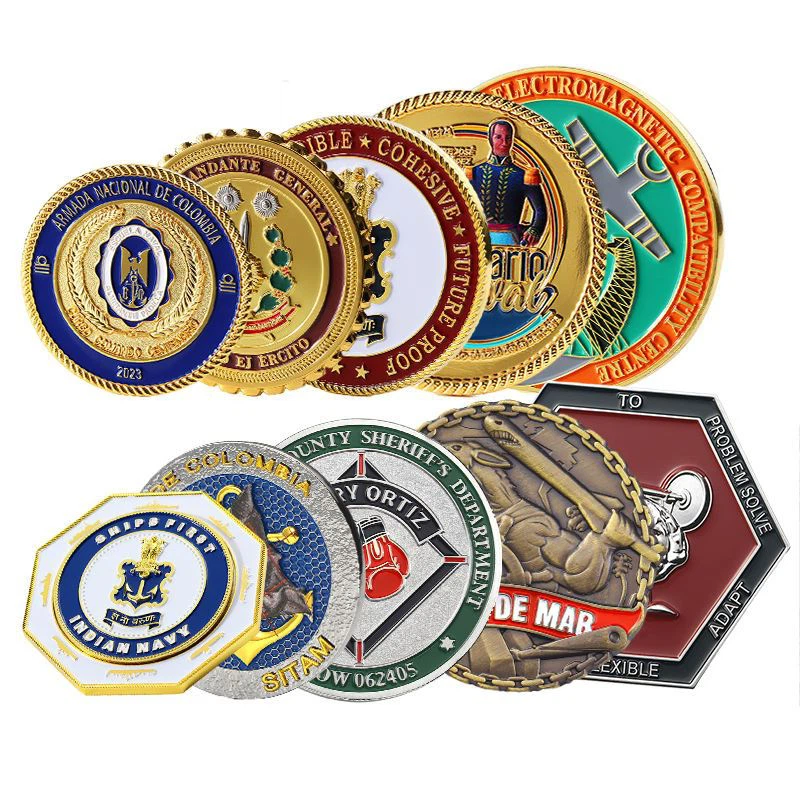 Probă gratuită de monedă de provocare gravată cu email