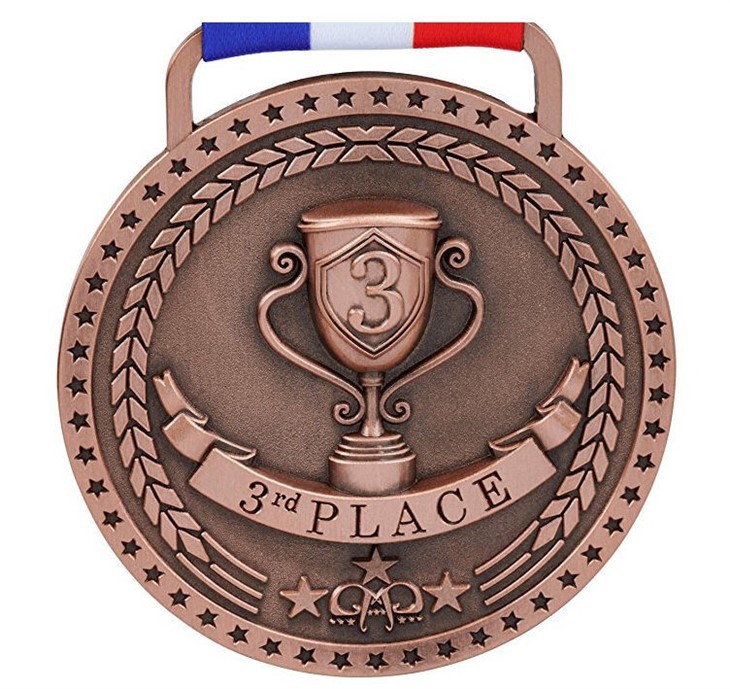 Metal Blank Ribbon Sports Medals