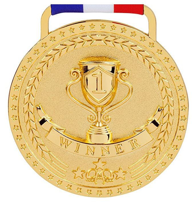 Medalii sportive cu panglică goală de metal