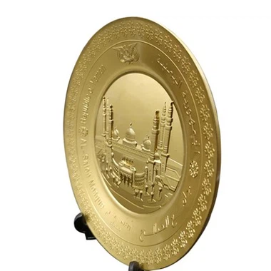 Placă comemorativă mată din turnare sub presiune 3d