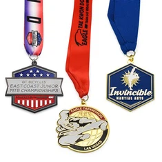 Medalie de aur personalizată pentru sport