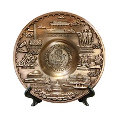 Metal Craft Embossed Suvenir Metal Plate